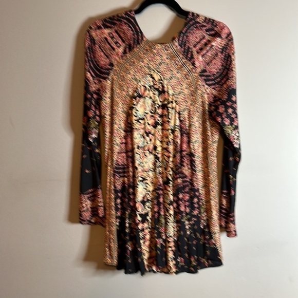 NWT Free People Stevie Tunic Black Combo size‎ Small - Picture 1 of 12
